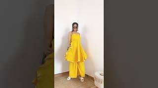 Haldi outfit from #meesho #meeshofinds #whatiorderedvswhatigot