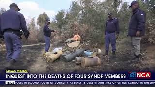 Inquest into the deaths of four SANDF members