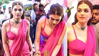 Actress Shraddha Das Stunning Visuals @ Grand Launched Amjad Habib Premium Salon | Filmy Hunk