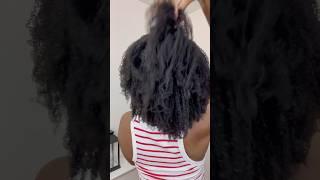 Wash N Go Kinky Coily Natural Hair | Fenty Hair The Gelly Type Gel #shorts #washngo #naturalhair