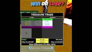 W or L? Blox Fruits Trading (Roblox) #Shorts #bloxfruits