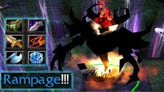 DOTA SHADOW FIEND RAMPAGE!!! (NEVERMORE MID BOSS)