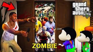 GTA 5: Freanklin And Shinchan Stealing Super Cars From Zombie Apocalypse in Gtav...!