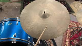 1960s Krut 22" Ride Cymbal 2082g