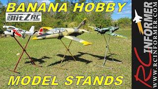 BANANA HOBBY / Blitz RC Works CNC Anodized Aluminum Model Stands By: RCINFORMER