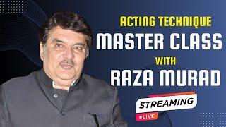 Live Acting Class |By Actor Raza Murad | Audition Script | Acting Technique #actingtips #actingclass