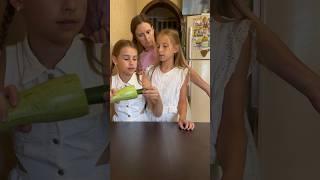 Короче говоря Алинка спрятала еду в цукини #shorts
