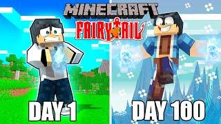 I Survived 100 Days in Minecraft Fairy Tail and this happened...