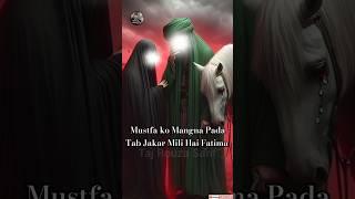 Mustafa Ko Mile Hain Fatima#mafatima #mustafa #nabi #fatima #islamicvideo #shortvideo #tajrouzasarif