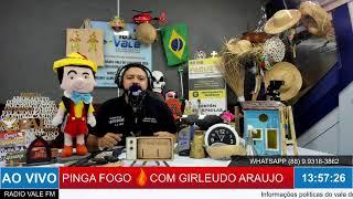 29-10-2024 - PINGA FOGO - GIRLEUDO ARAUJO - DAS 13:00 ÁS 14:00 HORAS.