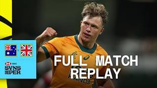 Wallabies GREAT comeback | Australia v Great Britain | Perth HSBC SVNS 2024 | Full Match Replay