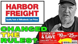 Did Harbor Freight Just Change their Biggest Rule?