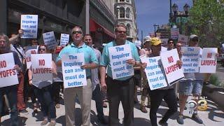 Dozens Of Journalists Protest Philadelphia Media Network Outside Inquirer Building