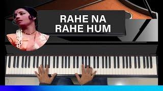 Rahe Na Rahe Hum | Piano Tutorial | Lata Mangeshkar | Vishal Bagul