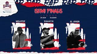 FM RAP GAME - SEMI FINAL | راب جيم النص نهائي - مع شاهين و الجوكر و مولوتوف