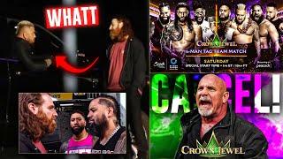 WTF! Sami Zayn JOINING Solo Sikoa' BLOODLINE!? BIGGEST TWIST | Goldberg Crown Jewel, AJ Styles| WWE