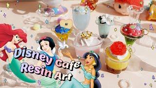 (SUB) I MADE Disney Collab Cafe Menu with Resin Art! 