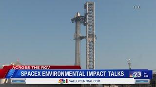 SpaceX environmental impact meetings