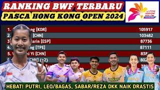 Leo/Bagas dkk Naik Drastis! Update Rangking BWF Terbaru Usai Badminton Hong Kong Open 2024 Hari Ini