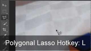 Polygonal Lasso Tool (HD) Photoshop Tools Tutorial