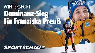 Biathlon: Deutsches Doppel-Podest für Preuß und Voigt in Annecy | Sportschau