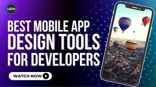 Best Mobile App Design Tools For Developers | #appdesign #mobileapp #programming