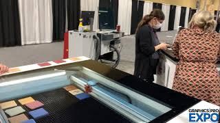 As seen at GRAPHICS PRO EXPO: Long Beach, CA - Trotec Laser