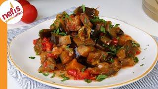 Turkish-Style Eggplant in Tomato Sauce with Olive Oil | Easy & Delicious Eggplant Recipe