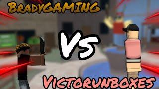 Brady Gaming VS VictorUnboxesTheWorld | Brady Gaming #roblox #mm2 #murdermystery2