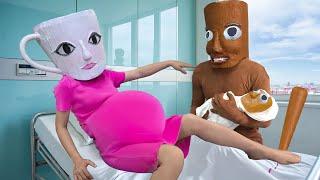 Baby Cappuccina Arrives! Trouble for Tung Tung’s Family? | Italian Brainrot In Real Life