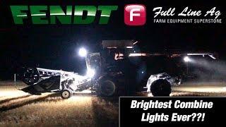 Fendt Ideal 8 Customer Demo (Night Harvesting)