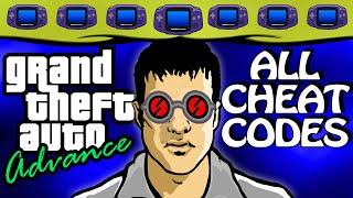 GTA Advance | ALL CHEATS + Demonstration [Game boy Advance/PC Emulator]