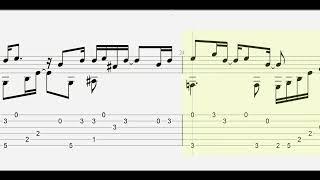 Soundgarden: Black Hole Sun with full tablature/sheet music for solo fingerstyle guitar