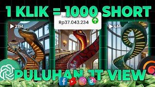 RAME BGT ! SEKALI KLIK 1000 SHORT DAN VIEW PULUHAN JUTA ! Cara Dapat Uang dari Youtube 2025 Terbaru