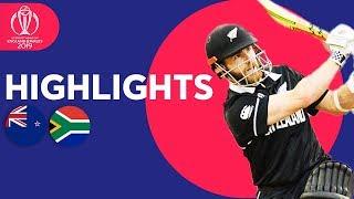 Final Over Drama! | New Zealand vs South Africa | ICC Cricket World Cup 2019 - Match Highlights