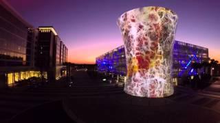 The Beacon and Code Wall at Lake Nona Town Center