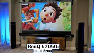 JAW DROPPING! Setup Tips for BenQ V7050i Laser UST Projecter w/ Elite ProAV Kestrel DarkUST CLR