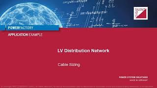 PowerFactory – LV Distribution Network – Cable Sizing