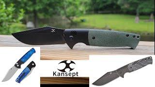 Kansept Knives Shikari SBL Button Lock Flipper Knife