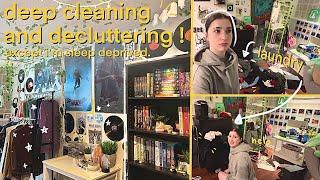 cleaning my messy room at 1 am.  |  clean with me!