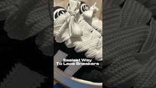 Lacing For Beginners… EASY #tutorial #sneakers