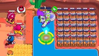 100% LUCKY HYPERCHARGE vs UNLUCKY NOOB!! Brawl Stars Funny Moments & Glitches & Fails 1360