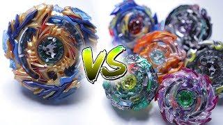 BEYBLADE BURST BATTLE | Drain Fafnir VS ALL God Layer Beyblade burst