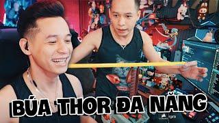 (Restream) Anh Độ Mixi hào hứng khoe búa Thor đa năng vợ tặng và thể hiện tài buôn bán lươn lẹo số 1