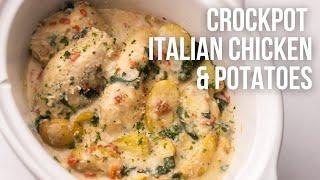 Crockpot Italian Chicken and Potatoes l The Recipe Rebel