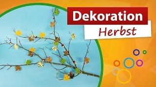  Dekoration Herbst  Deko aus Zweigen selber basteln - trendmarkt24