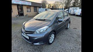 2013 Toyota Yaris 1.3 Dual Vvt-i Tr Grey - Low Miles, Full History, 1 Year Mot