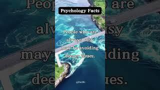 People who are always busy may be avoiding deeper issues... | Daily facts #shorts