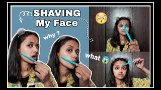 SHAVING My Face for the First Time || I was * SHOCKED * || Anshika Soni