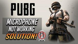 FIX PUBG PC - Mic Not Working Tutorial - [2025]